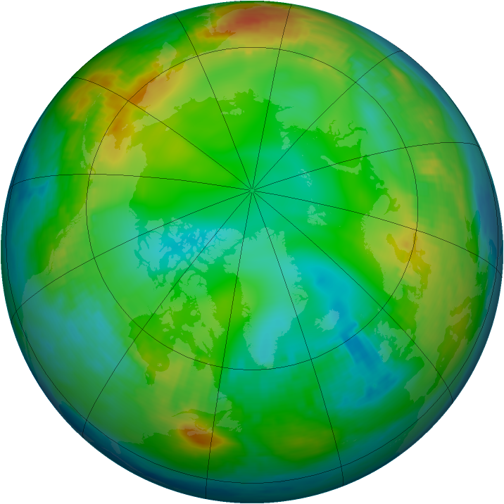 Arctic ozone map for 04 December 1980